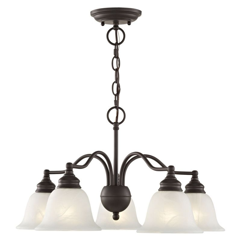 Livex Lighting Essex 5 - Light Chandelier in  Bronze