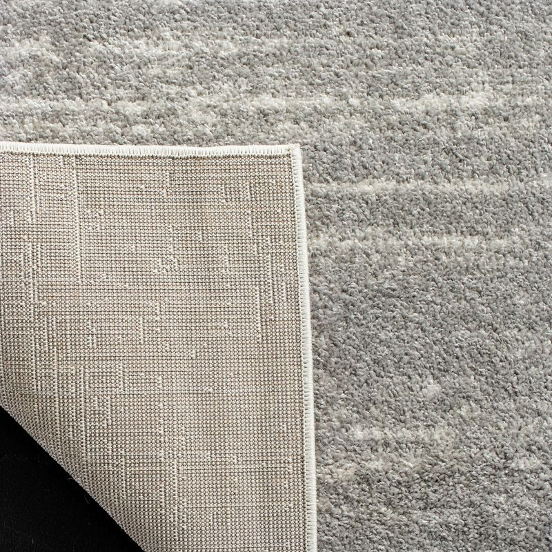 Adirondack ADR113 Machine Made Indoor Area Rug - Light Grey/Grey - 6'x6' - Safavieh