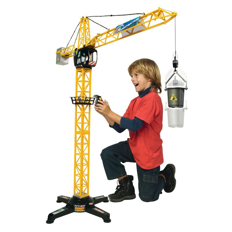 Dickie Toys 40" Giant Crane Remote Control Playset