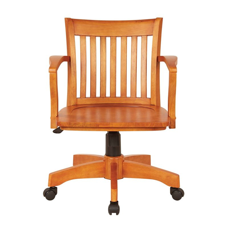 Deluxe Wood Banker's Chair Fruitwood - OSP Home Furnishings