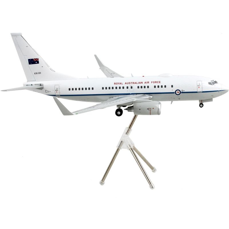 Boeing 737-700 Transport Aircraft "Royal Australian Air Force - A36-001" White & Gray 1/200 Diecast Model Airplane by GeminiJets