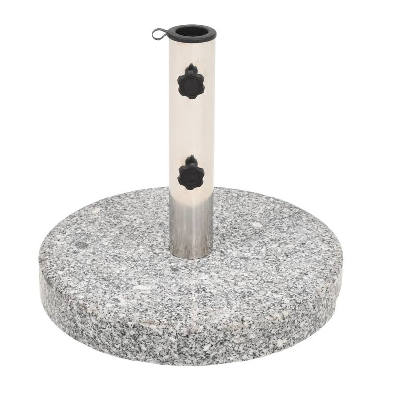 VidaXL Parasol Base Granite Round 44.1 lb