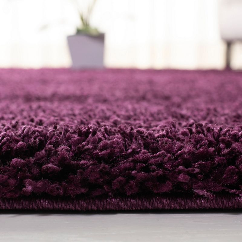 Shag SG151 Power Loomed Indoor Area Rug - Purple - 9'6"x13' - Safavieh.