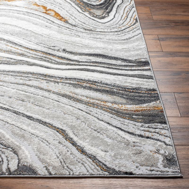 Mark & Day Glendy 5'3"x7' Rectangle Woven Indoor Area Rugs Charcoal/Beige
