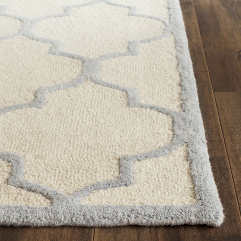 Cambridge CAM134 Tufted Indoor Runner Rug - Ivory/Light Blue - 2'6"x8' - Safavieh
