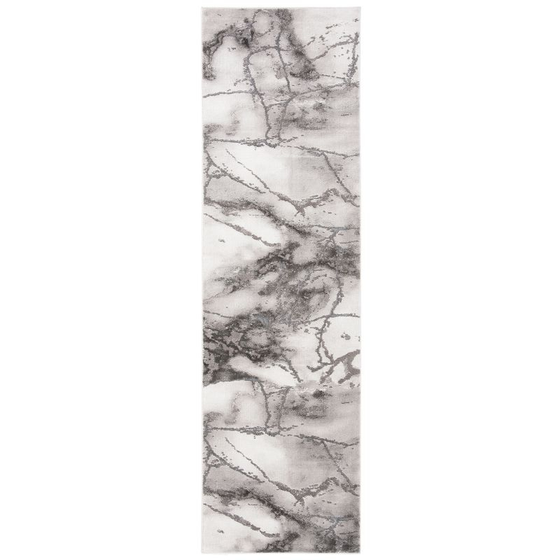 Craft CFT877 Loomed Indoor Runner Rug - Grey/Silver - 2'3"x22' - Safavieh