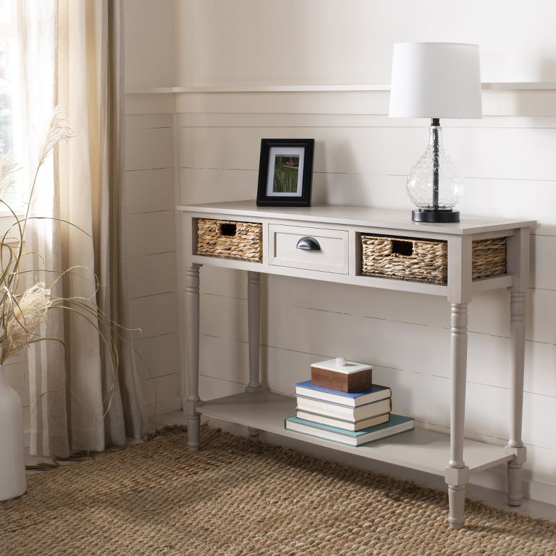 Christa Console - AMH5737D - Gray - Safavieh Couture