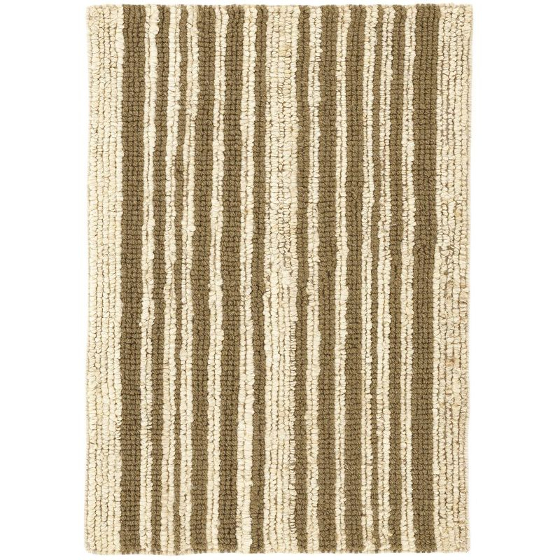 Annie Selke - Dash & Albert Calder Stripe Kelp Handwoven Jute Rug, 2x3, Kelp