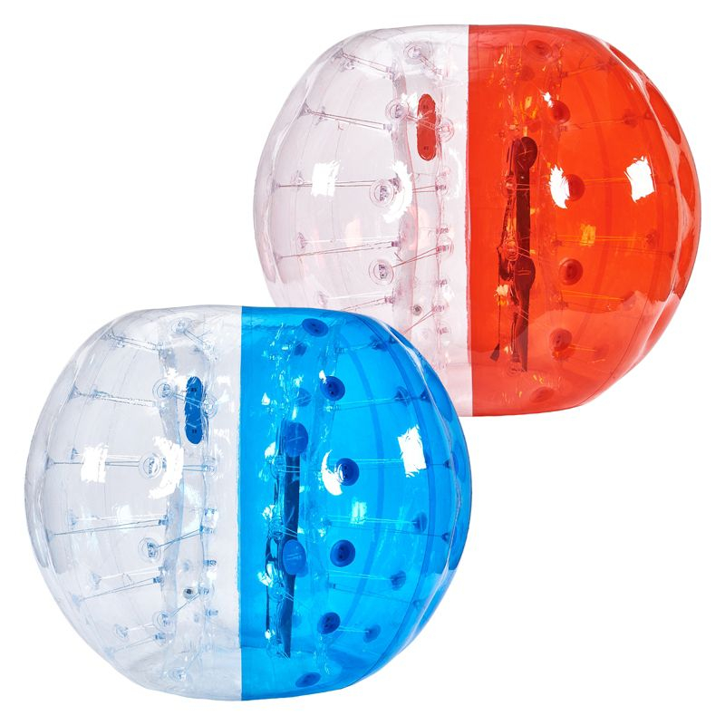 VEVOR Inflatable Bumper Balls 2-Pack, 5FT/1.5M Body Sumo Zorb Balls for Teen & Adult, 0.8mm Thick PVC Human Hamster Bubble Balls