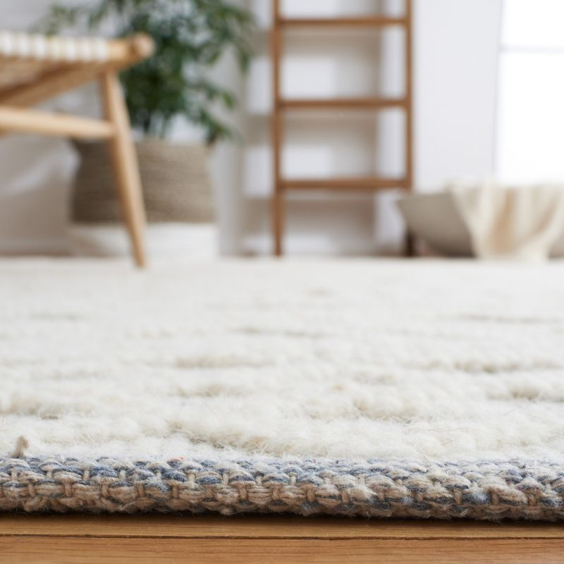Natura NAT830 Hand Woven Area Rug - Ivory/Blue - 8'x10' - Safavieh.