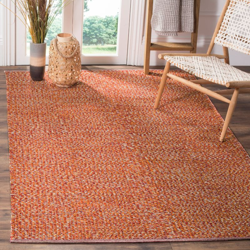Montauk MTK602 Hand Woven Area Rug - Orange/Multi - 3'x5' - Safavieh.