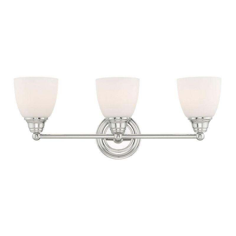 Livex Lighting Somerville 3 - Light Vanity in  Polished Chrome