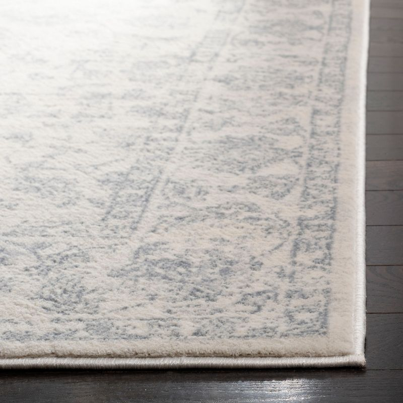 Carnegie CNG631 Power Loomed Area Rug - Cream/Light Grey - 5'1"x7'6" - Safavieh.