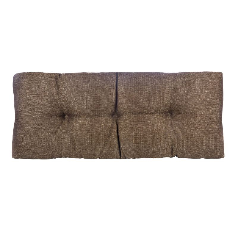 Gripper 35" Tufted Omega Universal Bench Cushion Gold: Indoor Woven Polyester Rectangle Seat, 3" Thick, 36"x14"