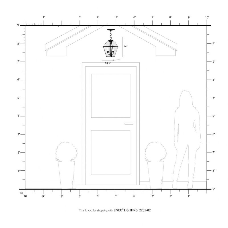 Livex Lighting Westover 2 - Light Pendant in  Polished Brass