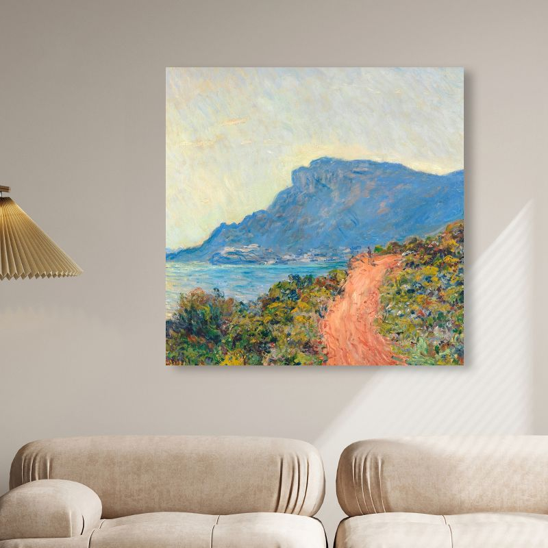 Art Remedy Monet's Monaco Chic Coastal Wall Art, 40" x 40", Gallery Wrapped