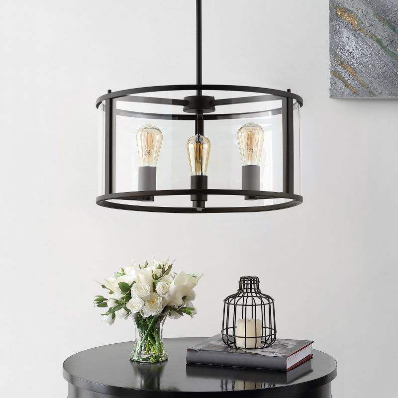 Relom 4 Light 16" Pendant - PND4121 - Bronze - Safavieh