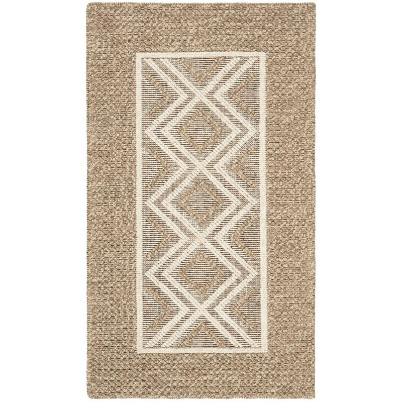 Vermont VRM212 Hand Woven Indoor Accent Rug - Beige/Ivory - 3'x5' - Safavieh
