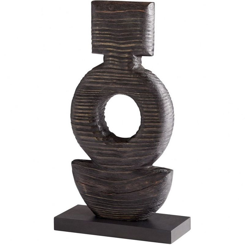 Cyan Design - Dark Oval - Sculpture-16.5 Inches Tall And 4 Inches Wide