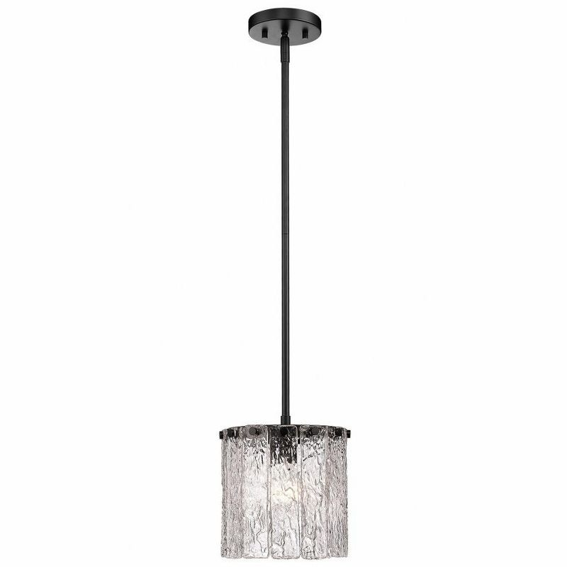 Z-Lite Glacier 1 - Light Pendant in  Matte Black
