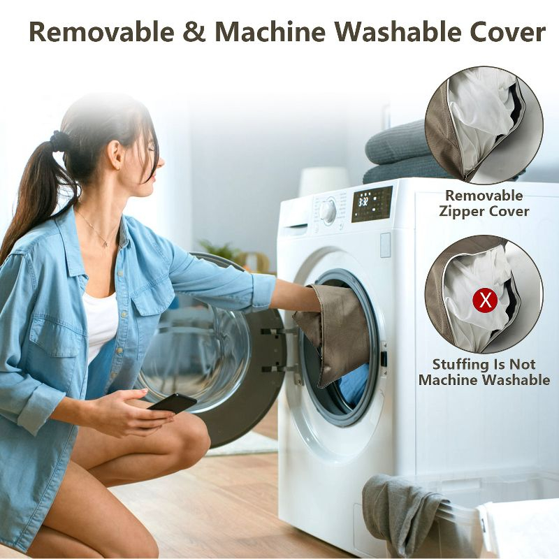 NewHome"Waterproof Outdoor Seat Cushion Set with Removable Cover, Fade-Resistant for Patio Chairs & Sofas"JujubeRed