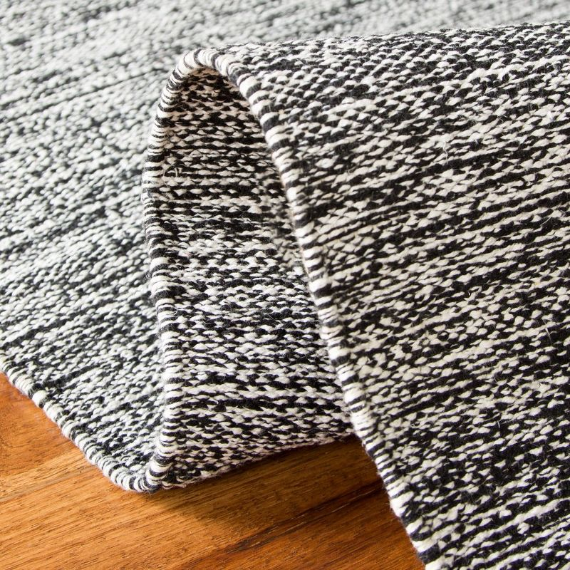 Montauk MTK615 Hand Woven Indoor Area Rug - Black - 8'x10' - Safavieh