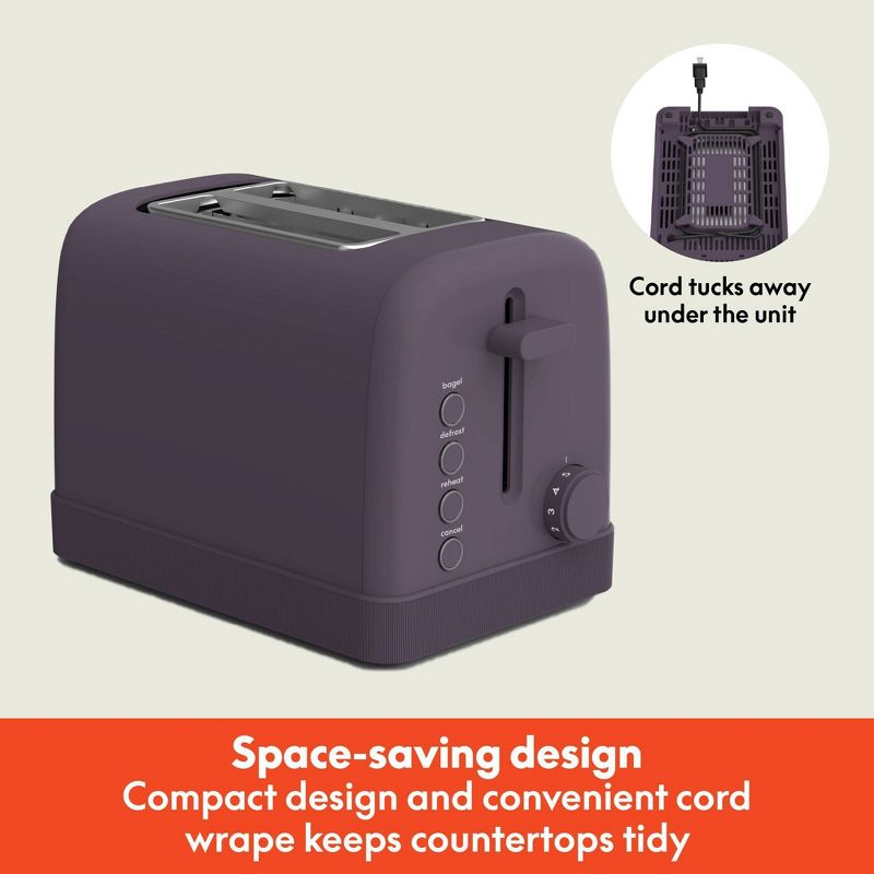 bella 2-Slice Toaster Plum