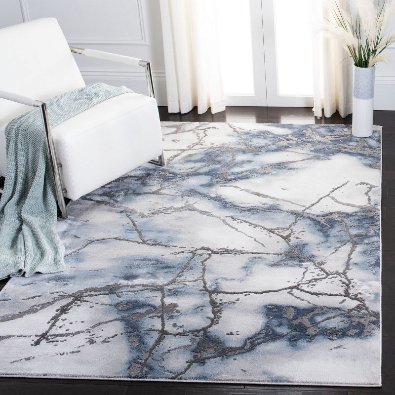 Craft CFT877 Loomed Indoor Area Rug - Grey/Blue - 12'x15' - Safavieh