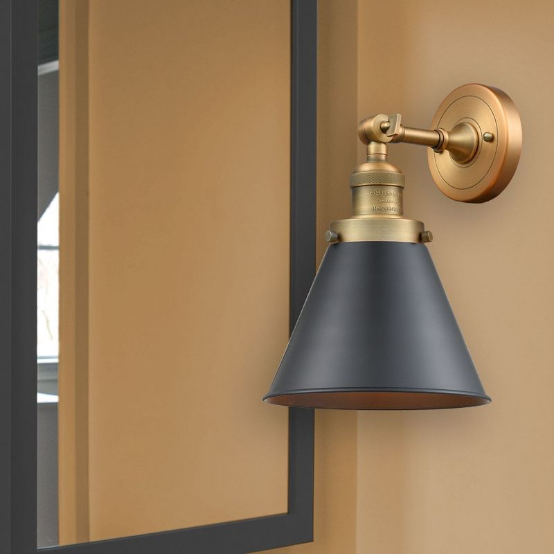 Innovations Lighting Franklin Restoration 1 - Light Sconce in  Brushed Brass