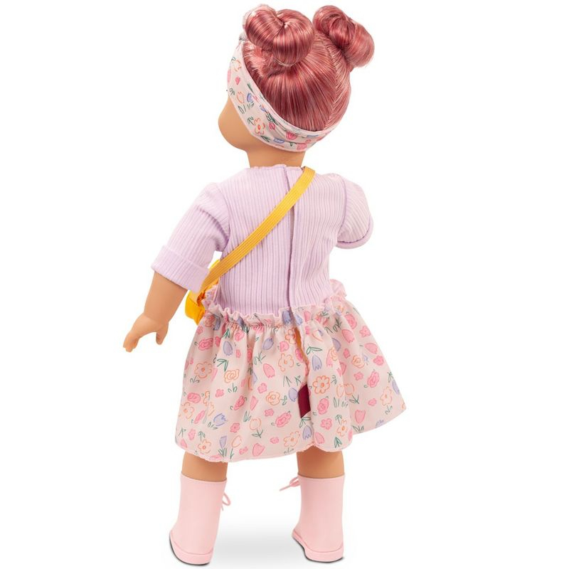 Precious Day Leni 18" Soft Body Standing Doll w/ Long Pink Hair to Wash & Style