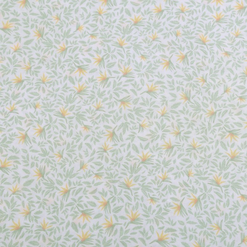 Tommy Bahama Crane Flower 100% Cotton Percale- 4 Piece- Sheet Set  Green- Queen