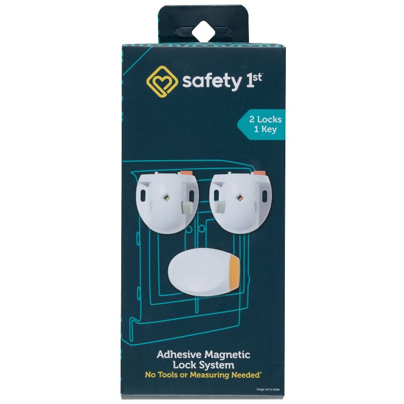 Safety 1st Adhesive Magnetic Lock - 2L/1K