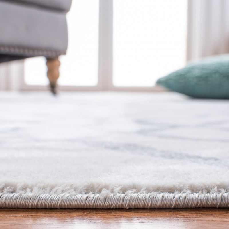 Martha Stewart Isabella - MSR0957 - Indoor Power Loomed Area Rugs - Ivory/Grey - 4'x6'