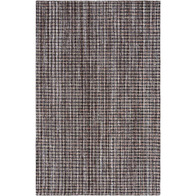 Abstract ABT491 Hand Tufted Area Rug - Brown/Black - 5'x8' - Safavieh.