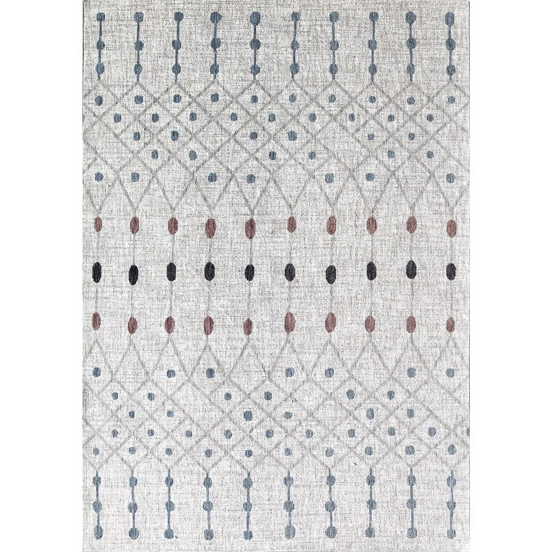 Mason Brooks Cressida CA75A La Paloma Gray Area Rug for Dining Room Rug Neutral Rug Living Room Rug Kitchen, 2'6" x 8'