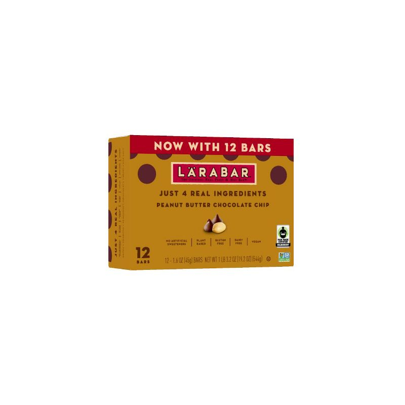 Larabar Peanut Butter Chocolate Chip Protein Bar - 9.6oz/6ct