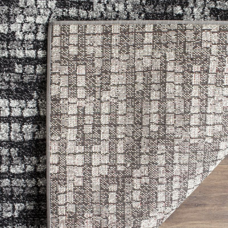 Porcello PRL6941 Power Loomed Indoor Accent Rug - 2'7"x5' - Light Grey/Charcoal - Safavieh