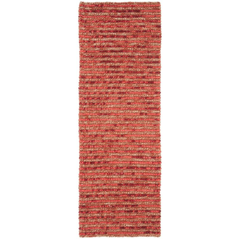 Bohemian BOH525 Hand Woven Runner Rug - Red/Multi - 2'6"x8' - Safavieh.