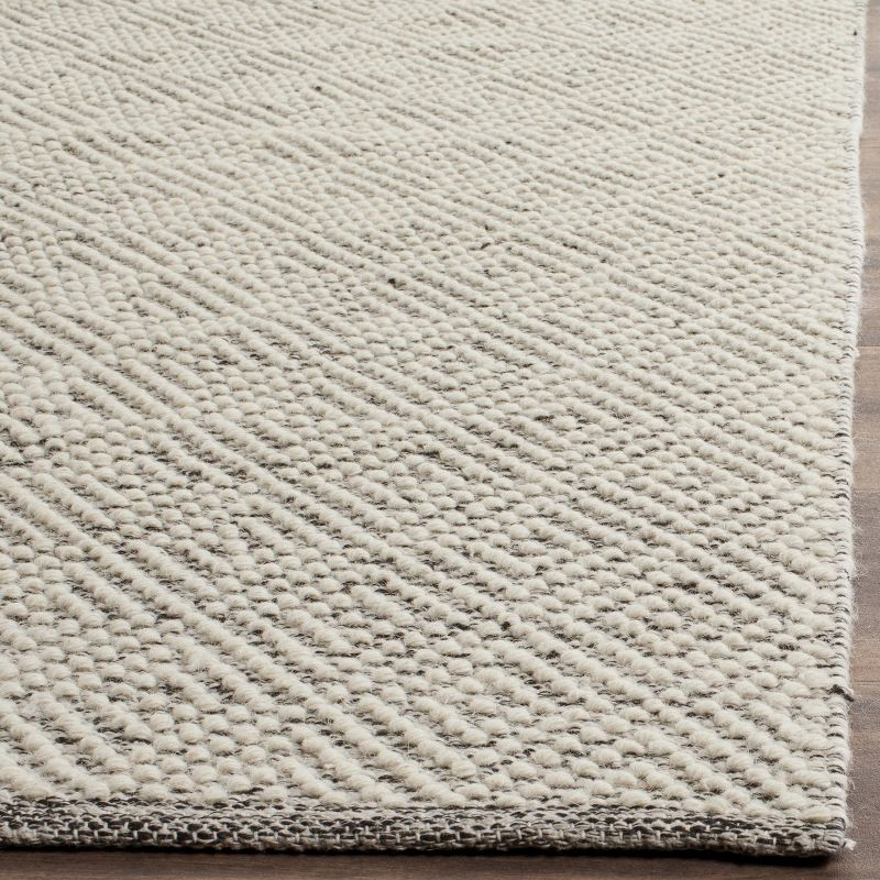Natura NAT503 Hand Woven Indoor Accent Rug - Ivory/Light Grey - 3'x5' - Safavieh.