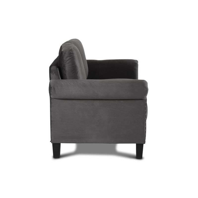New Classic Furniture, Alani Loveseat-Slate Gray