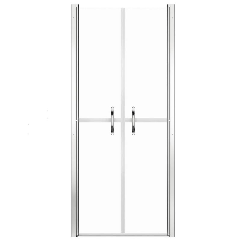 vidaXL Shower Door Clear ESG 31.9 in.x74.8 in.