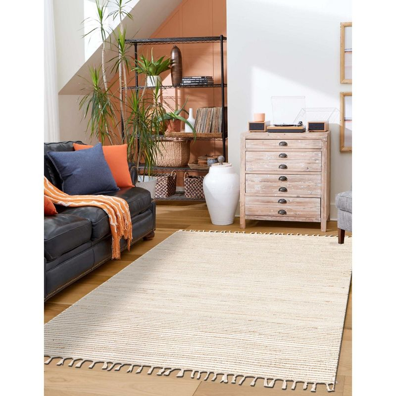 Unique Loom 7' 1 x 10' 0 Chindi Jute Rectangle Area Rug