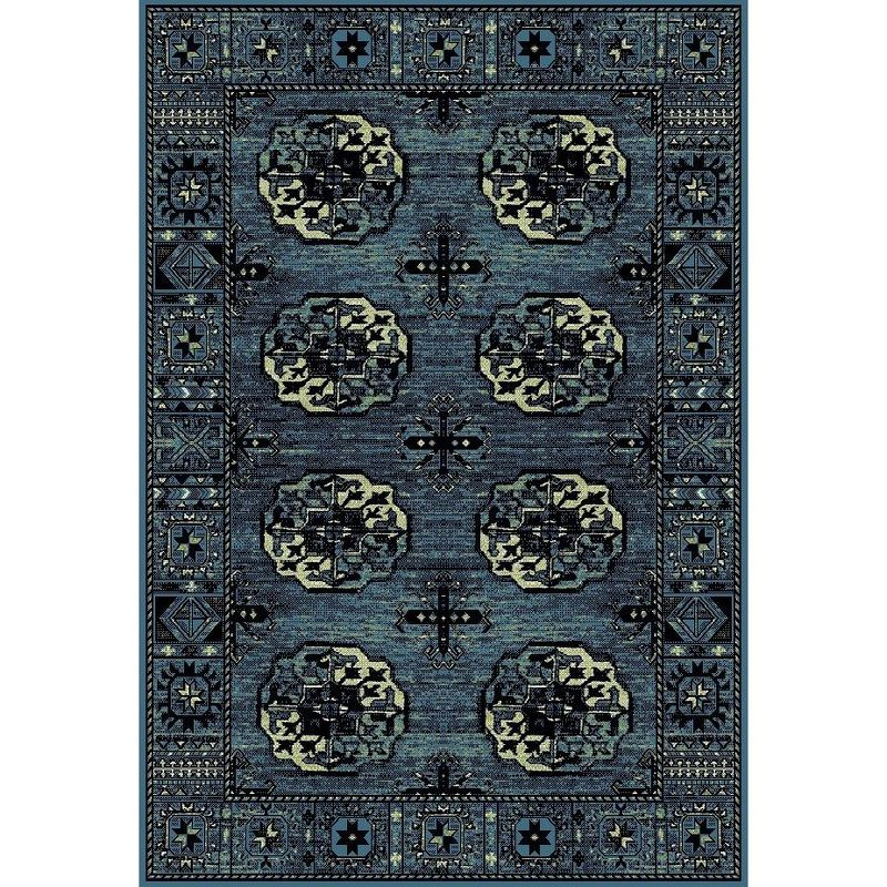 Vintage Hamadan VTH212 Power Loomed Indoor Area Rug - Blue/Multi - 5'3"x7'6" - Safavieh