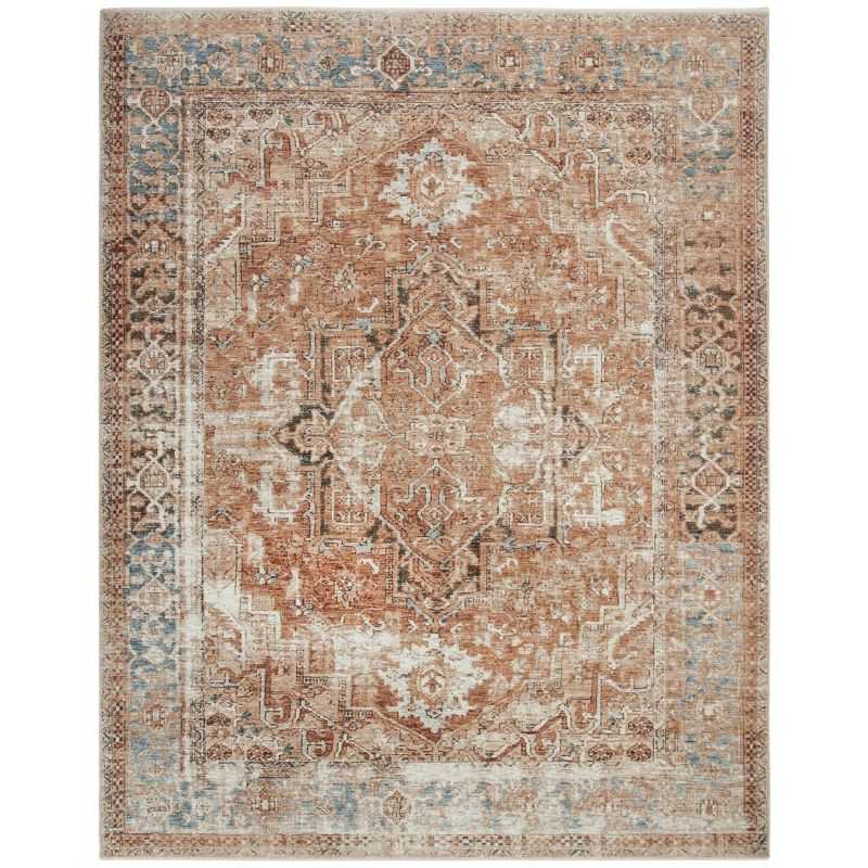 Vintage Oushak VOS228 Power Loomed Indoor Area Rug - Beige/Ivory - 4'x6' - Safavieh