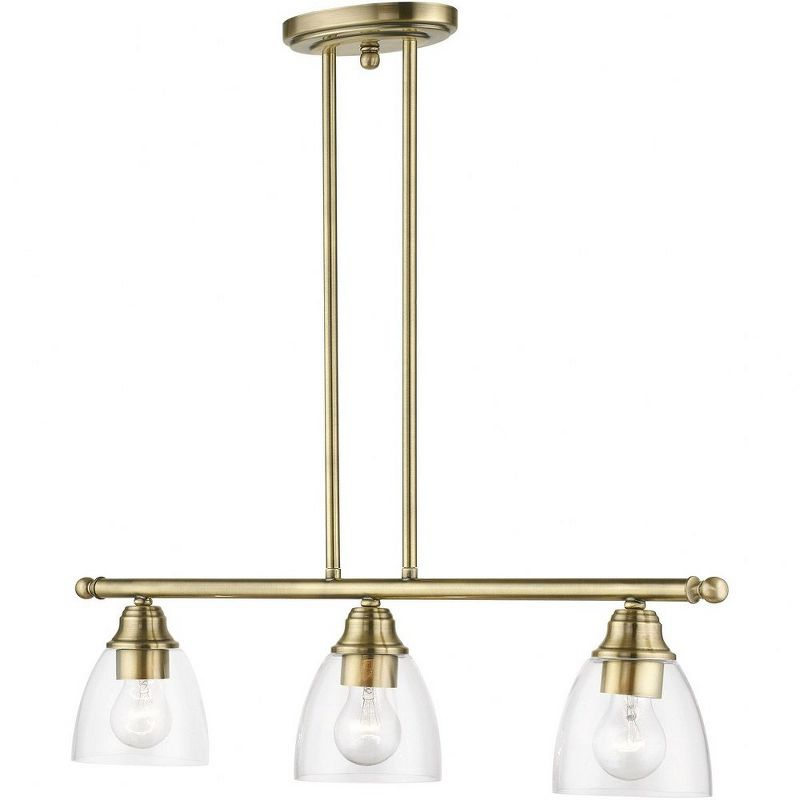 Livex Lighting Montgomery 3 - Light Chandelier in  Antique Brass