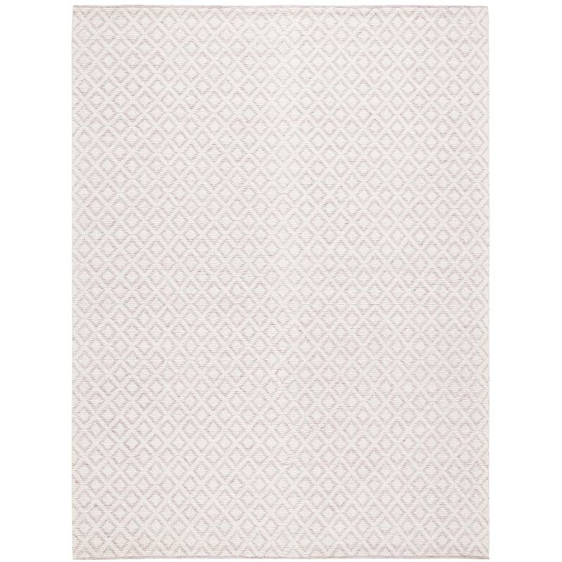 Vermont VRM304 Hand Woven Indoor Area Rug - Ivory/Red - 9'x12' - Safavieh