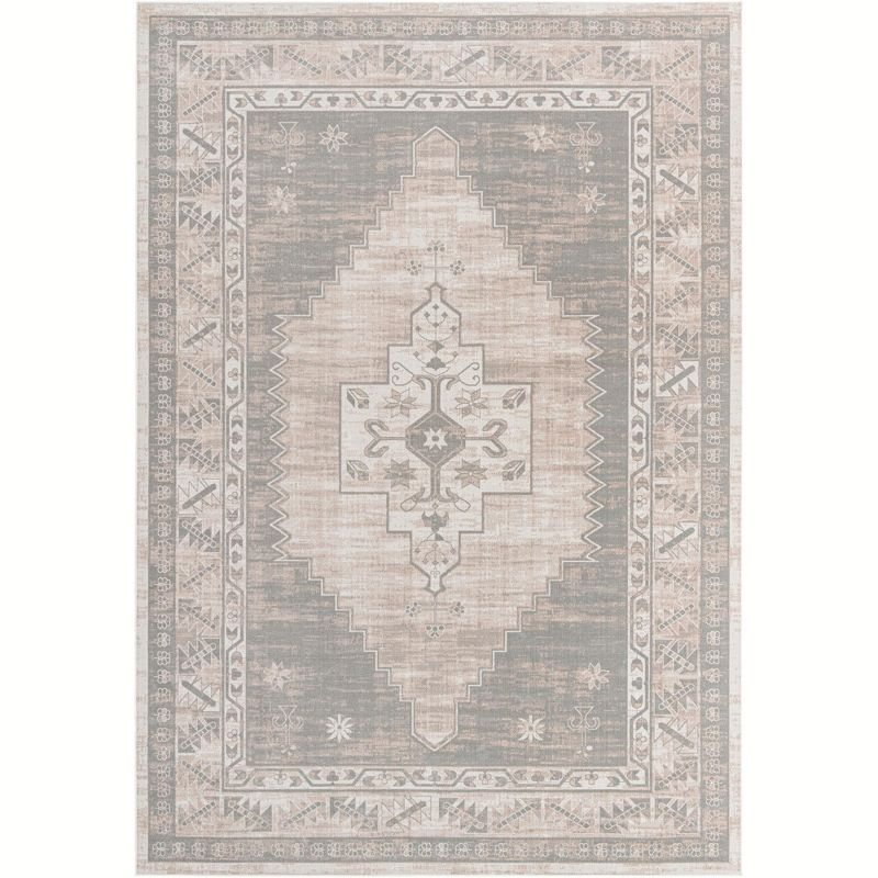 Unique Loom Whitney Collection Area Rug - Geneva (9' 10" x 14' 1" Rectangle Mink/Light Brown)