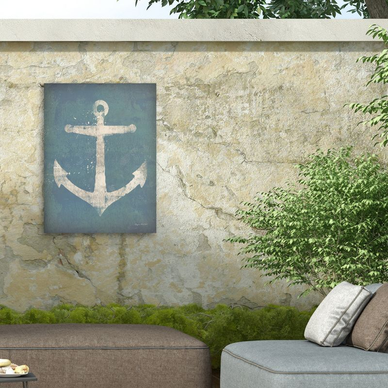 Trademark Fine Art - Ryan Fowler 'Anchor V2' Outdoor Canvas - 35x47