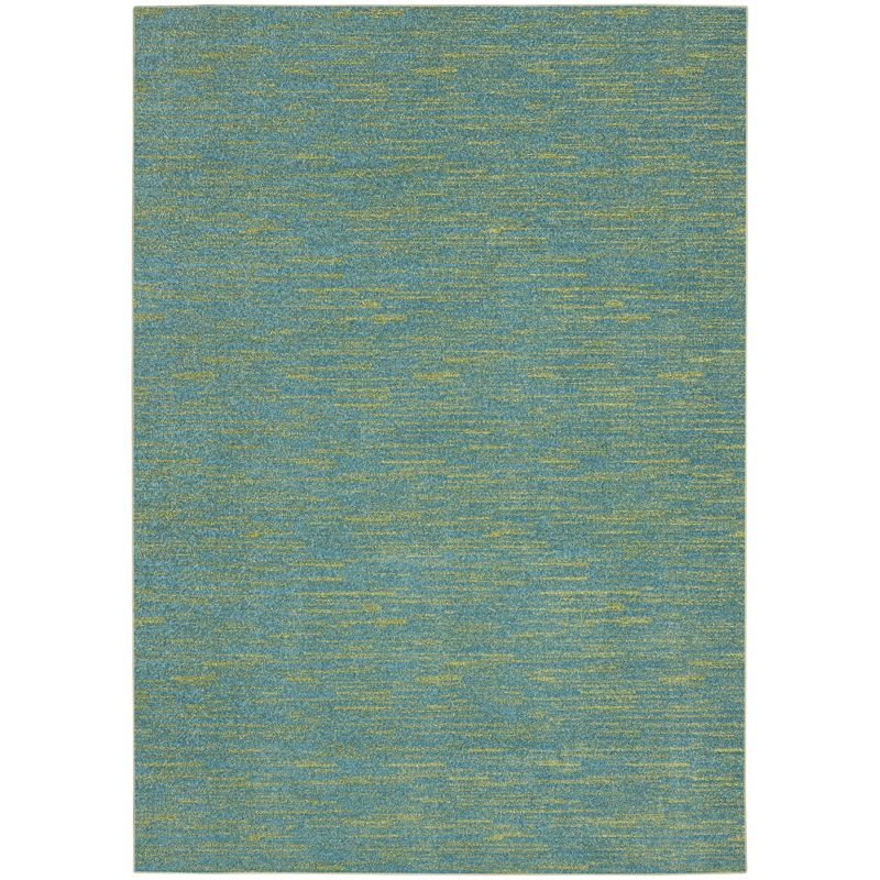 Nourison Nourison Essentials NRE01 Indoor/outdoor Area Rug - Blue Green 4' x 6'