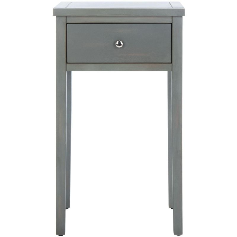 Abel Nightstand With Storage Drawer - AMH6626 - Ash Grey - Safavieh Couture